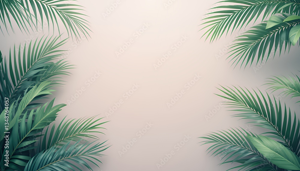 Minimalist Palm Leaf Art