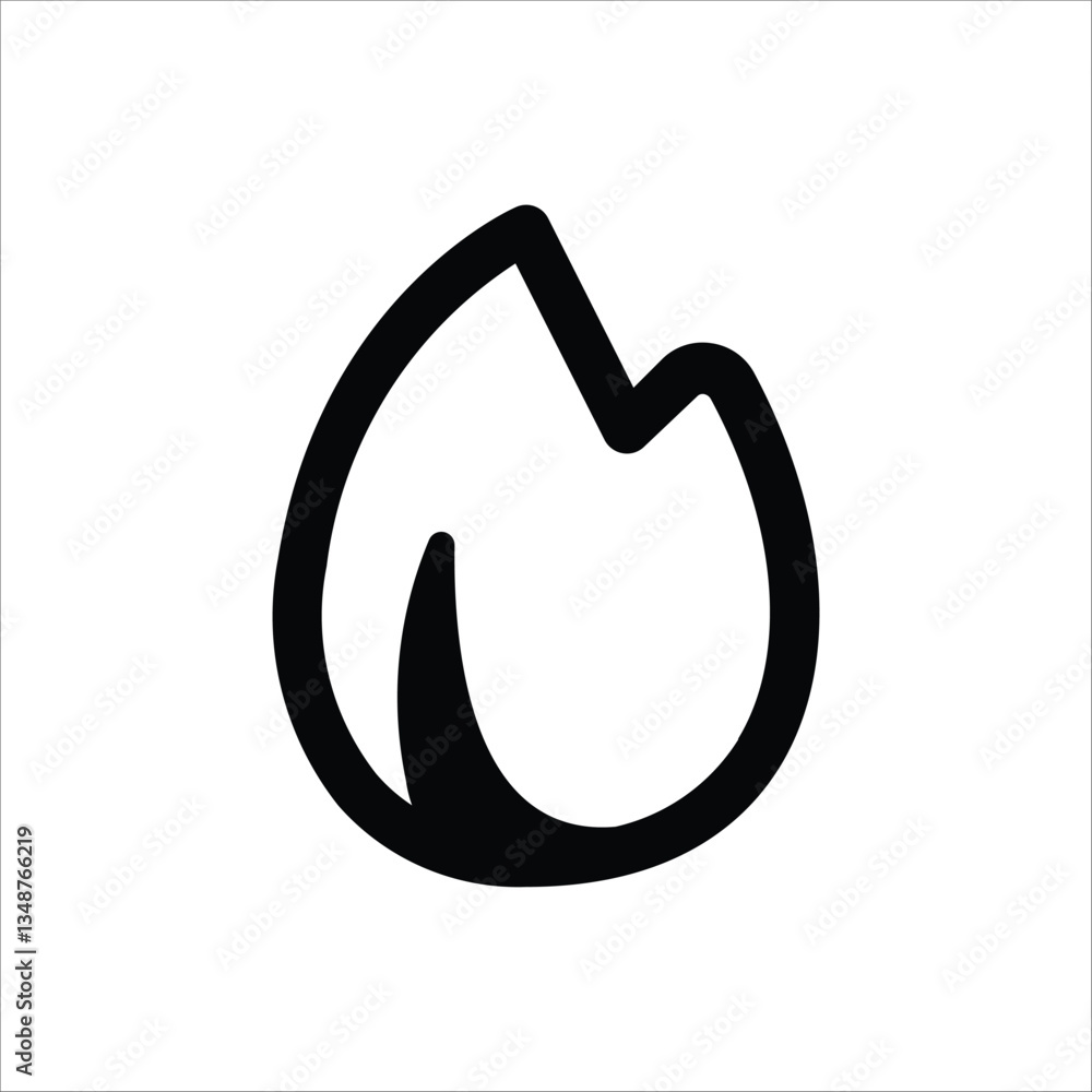 A flame icon representing heat, energy, and trends. A flame icon representing heat, energy, and trends.
