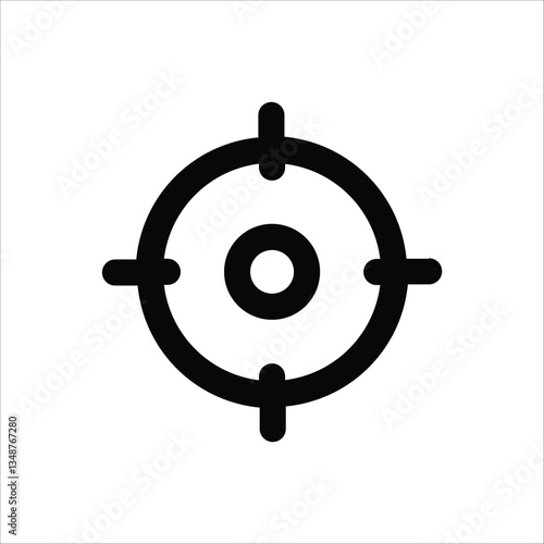 A crosshair icon symbolizing focus and accuracy.