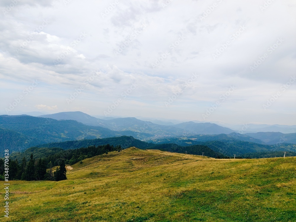 mountain landscape with blue sky mountain landscape with blue sky