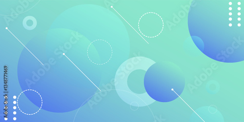 Modern background wave. colorful. green and yellow gradation. bright color