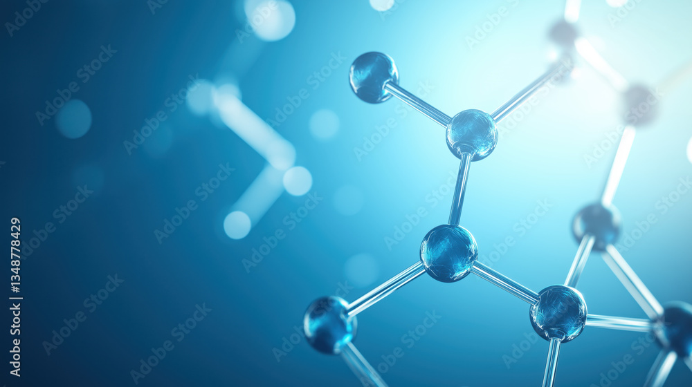 A close-up of molecular structures, showcasing interconnected atoms against a soft blue background, emphasizing scientific concepts and discovery. A close-up of molecular structures, showcasing interconnected atoms against a soft blue background, emphasizing scientific concepts and discovery.