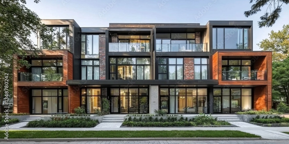 Luxurious condominium living in a modern commercial structure. Luxurious condominium living in a modern commercial structure.