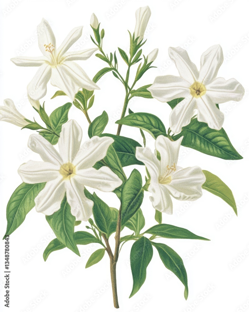 Jasminum Officinale: Exquisite Blooms of Common Jasmine Symbolizing Natural Beauty Jasminum Officinale: Exquisite Blooms of Common Jasmine Symbolizing Natural Beauty