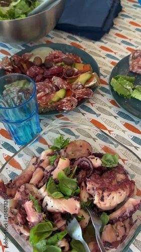 the italian coast on a yacht with chef chef chevre