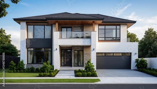 High End Home Exterior Captured with Modern Photography Techniques