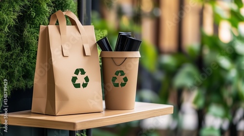 A small business promoting its eco-friendly packaging solutions online