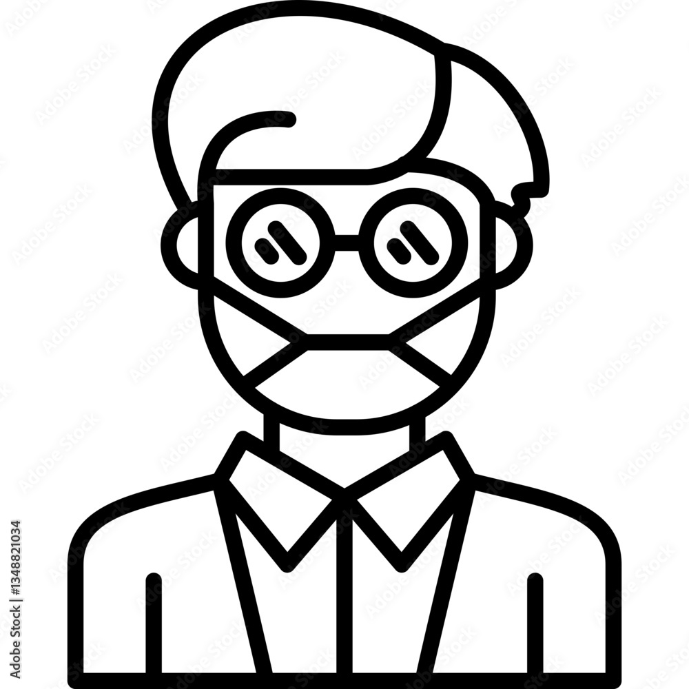 Mask Icon Vector Element Mask Icon Vector Element