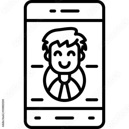 Telemedicine Icon Vector Element