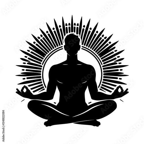 person meditating , man meditating 