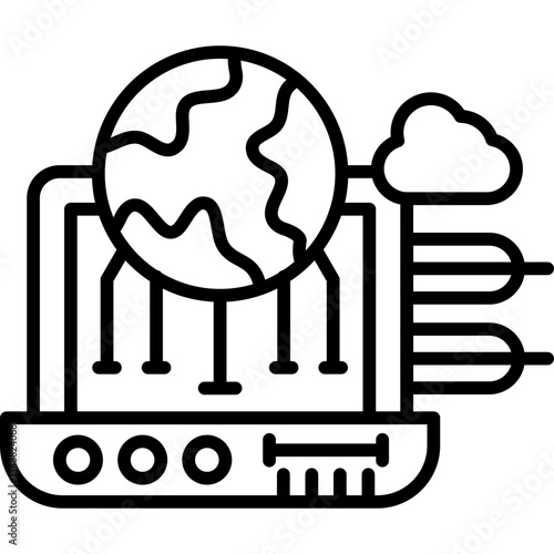 Ftp Icon Vector Element
