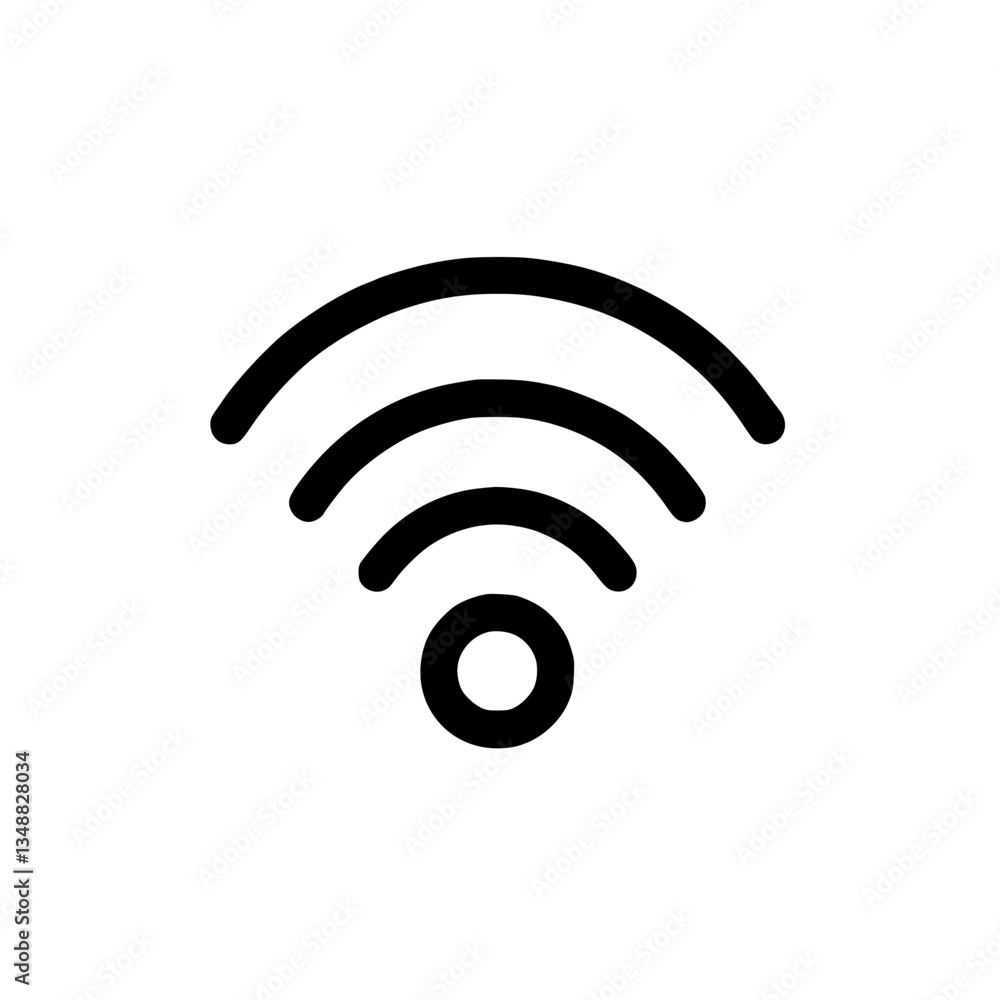 Wireless Connectivity Icon Simple depiction of signals emanating Illustrates wireless technology internet access and connection symbols Wireless Connectivity Icon Simple depiction of signals emanating Illustrates wireless technology internet access and connection symbols