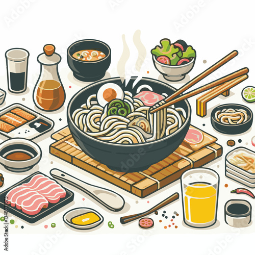 udon, japanese, noodle, food, meal, asian, bowl, cuisine, cooking, japanese food, traditional, delicious, noodles, japan, dinner, white, dish, healthy, gourmet, soup, lunch, background, hot, pasta, sa