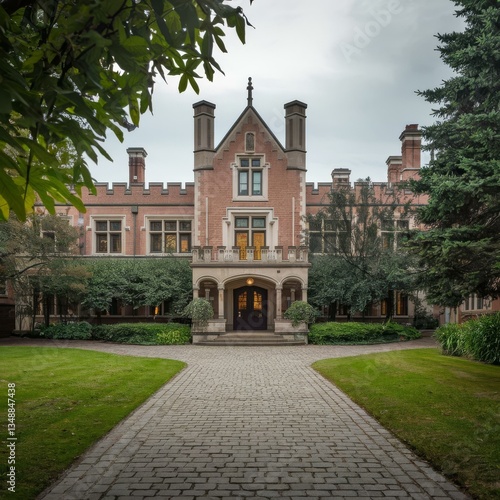 Toronto, canada - july 3: casa loma exterior view on july 3, 2012 in toronto, canada. built 1911–1914 and was established as museum 1937, it was the largest private residence in canada.