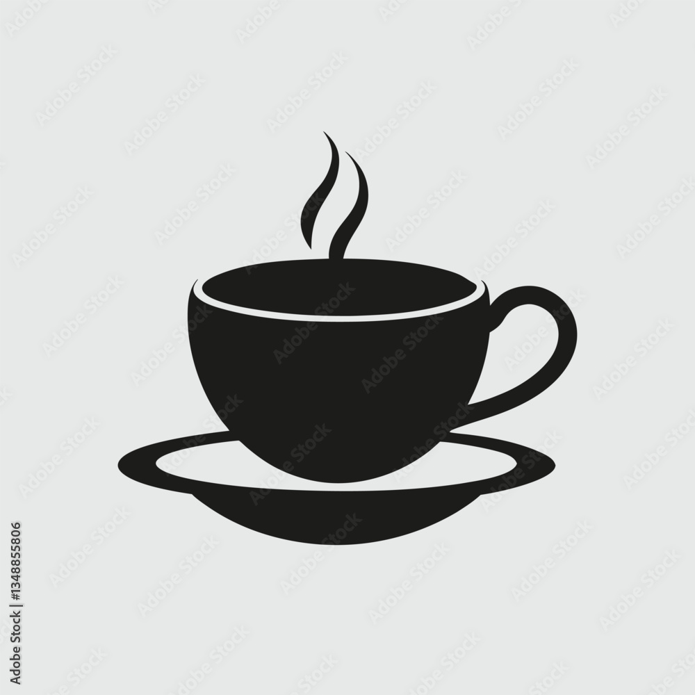 Obraz premium Hot Drink Icons & Vectors | Coffee, Tea, Mocha & Cappuccino Illustrations