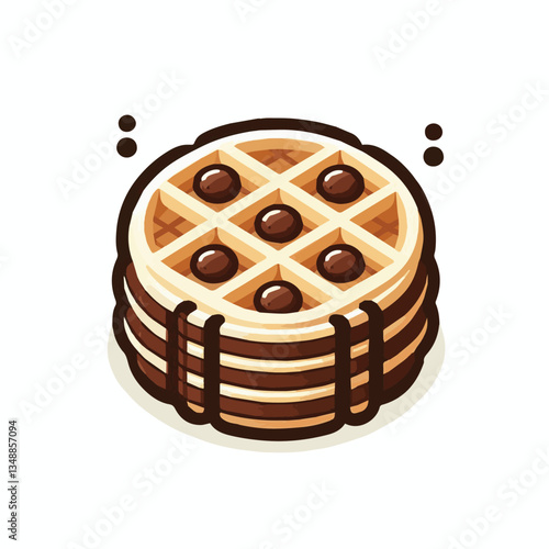 food, waffle, dessert, breakfast, background, pastry, sweet, snack, delicious, illustration, homemade, lunch, tasty, crispy, bakery, fresh, white, baked, meal, belgian, wafer, cream, cake, golden, str