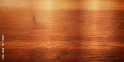 "A Stunning Close-Up of Glossy Lacquered Brown Wood Panels, With Deep Reflective Tones and Visible Natural Grain Patterns, Creating a Sophisticated and Retro-Inspired Wooden Backdrop"
