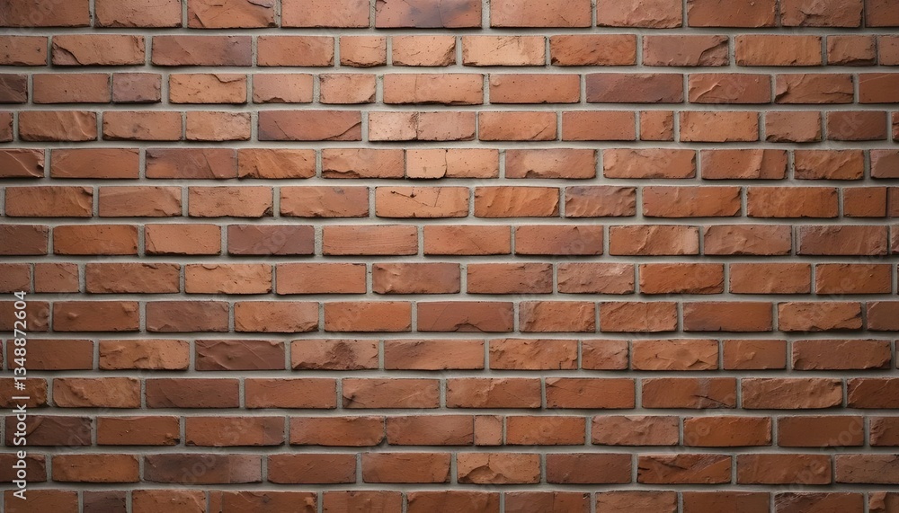 Obraz premium Classic Red Brick Wall Texture Offering a Timeless and Versatile Background for Various Designs