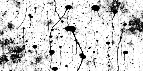 Texture grunge background spray effect. Background with little noisy black dots. Black dust isolated on transparent background.