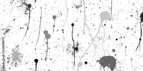Texture grunge background spray effect. Background with little noisy black dots. Black dust isolated on transparent background.