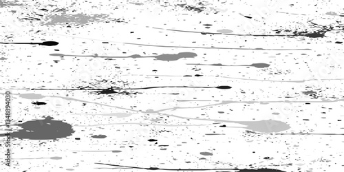 Texture grunge background spray effect. Background with little noisy black dots. Black dust isolated on transparent background.