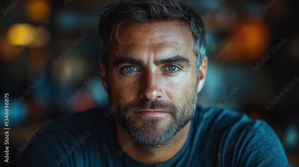 Confident Smiling Businessman in Modern Minimalist Setting Confident Smiling Businessman in Modern Minimalist Setting
