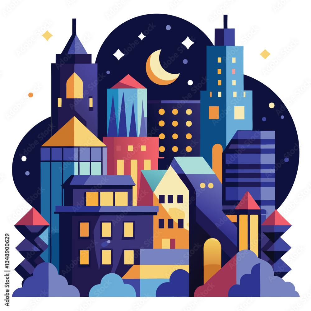 Obraz premium Cityscape Urban Building Skyline