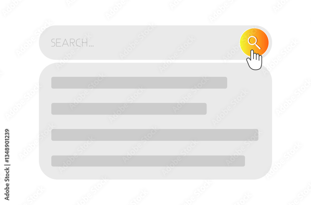 Fototapeta premium Search engine.