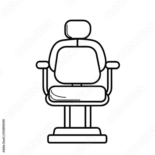 Medical chair outline design for healthcare settings  