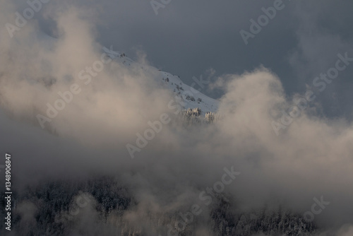 Waves of Mist Dancing on the Mountain’s Flank