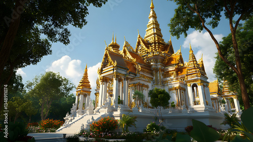 beautiful temple in thailand