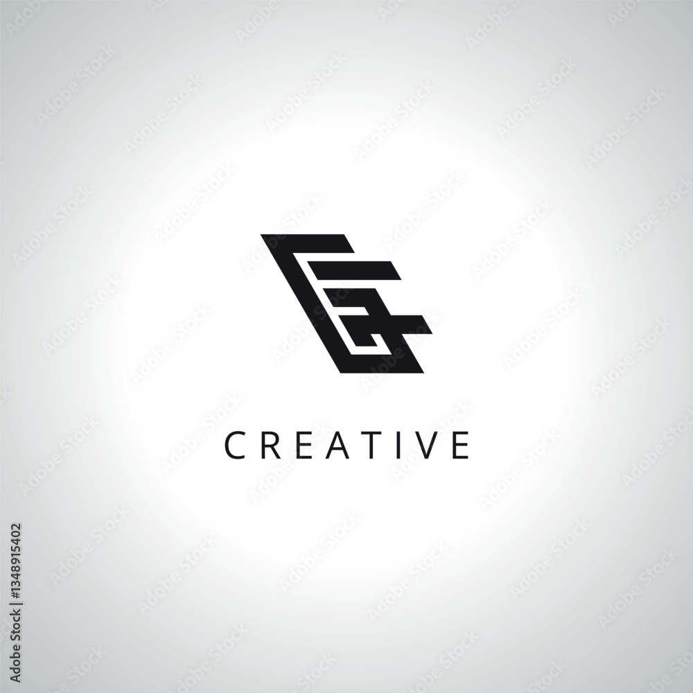Abstract Letter GF FG Monogram Logo Template With Vector Eps. Abstract Letter GF FG Monogram Logo Template With Vector Eps.