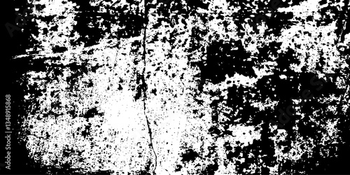 Texture grunge background spray effect. Background with little noisy black dots. Black dust isolated on transparent background.