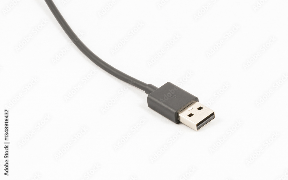 Black USB cable Black USB cable