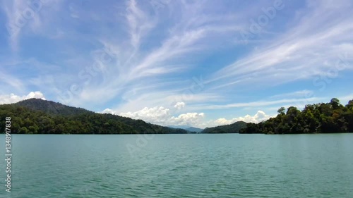 Wallpaper Mural Landscape View of Tasik Banding at Royal Belum State Park in Gerik, Perak, Malaysia. Travel Malaysia Torontodigital.ca