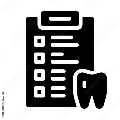 dental care checkup. This is a vector single icon with a solid style. Suitable for any purpose, such as website design, mobile app design, logo design, pattern design, etc.