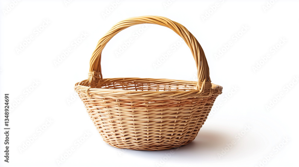 empty wicker basket empty wicker basket