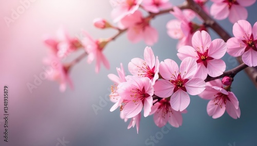Wallpaper Mural Delicate pink sakura blossoms, intricate branch pattern, blossom pattern, cherry blossom Torontodigital.ca