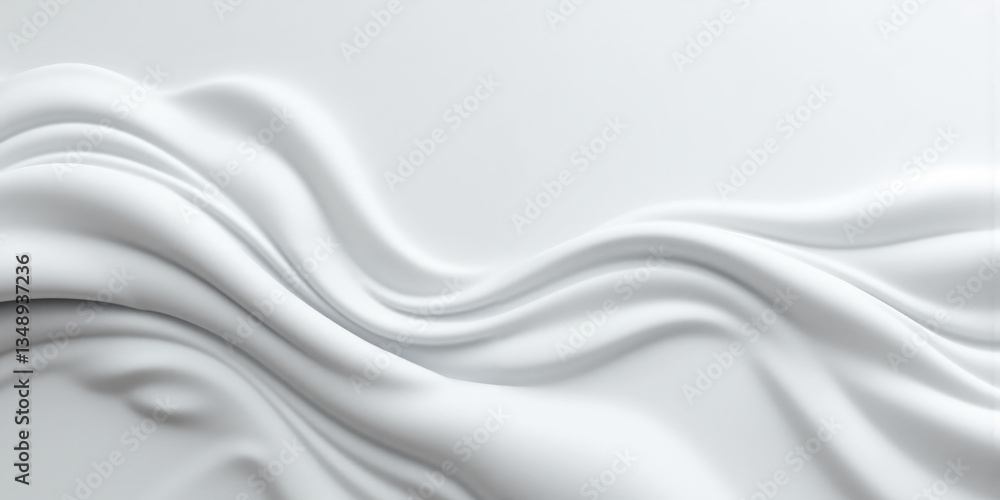 Minimalist White Fluid Texture - A clean, abstract white wave with smooth, organic curves. Perfect for high-end fashion, spa branding Minimalist White Fluid Texture - A clean, abstract white wave with smooth, organic curves. Perfect for high-end fashion, spa branding