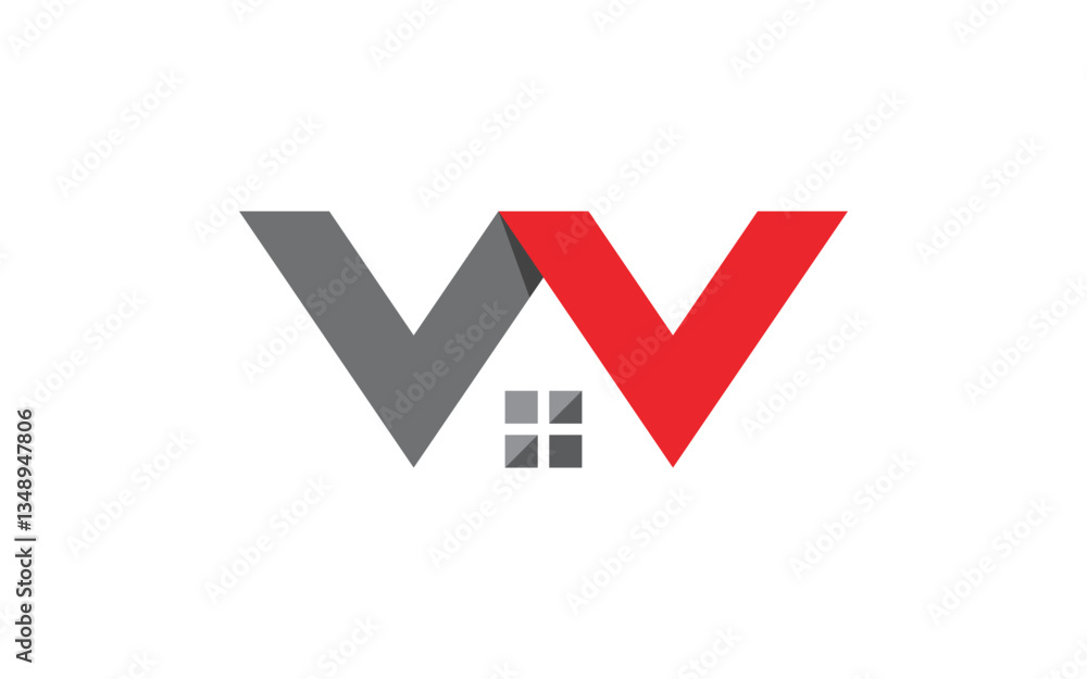Home industrial Property concept icon logo illustration v.130 Home industrial Property concept icon logo illustration v.130
