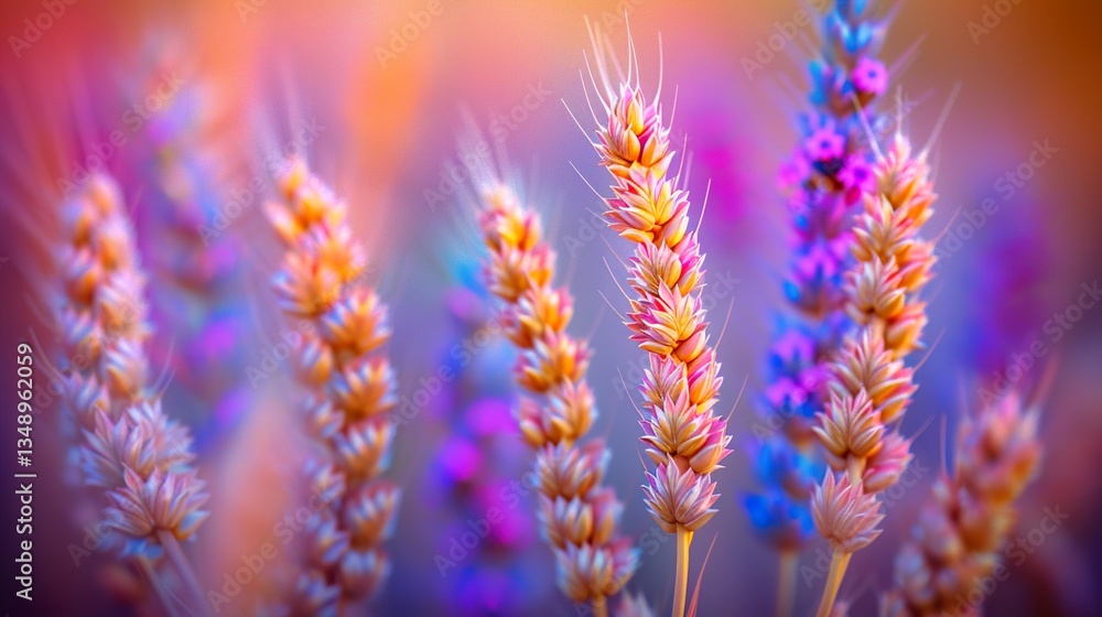 wheat ears against a sunset sky, capturing the warm and golden tones of the grain. HD 8K wallpaper Photographic Image wheat ears against a sunset sky, capturing the warm and golden tones of the grain. HD 8K wallpaper Photographic Image