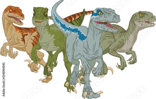 Velociraptor, Dromaeosauridae, Cretaceous, Raptor, Dinosaur