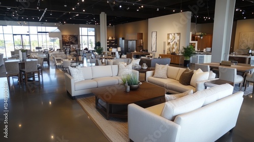Modern Furniture Showroom: Elegant Interior Design and Luxury Home Furnishings