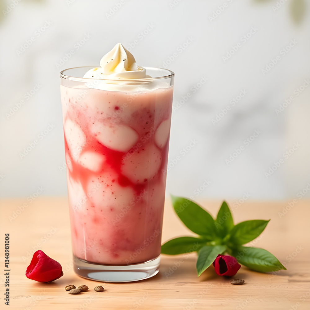 raspberry smoothie with mint raspberry smoothie with mint
