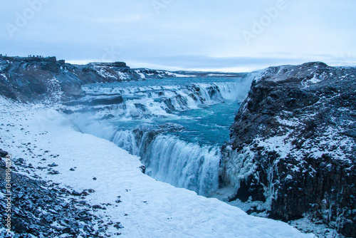 Wallpaper Mural mountain river in winter Torontodigital.ca