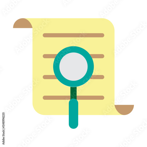 Proofreading Vector Flat Icon Design