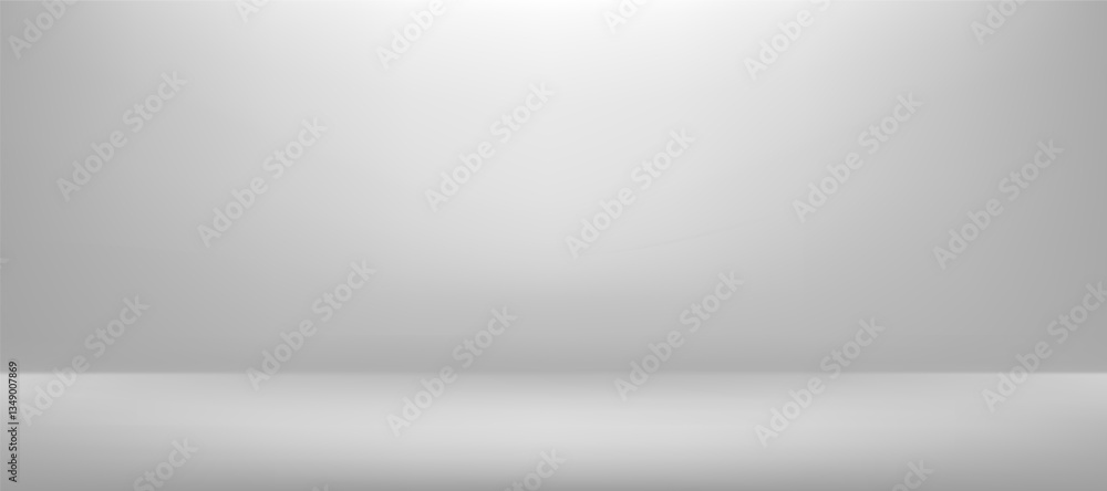 Empty gray colored gradient background, empty studio room illustration Empty gray colored gradient background, empty studio room illustration