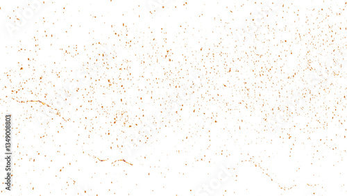 Vector gold particles confetti glitter on transparent background.  Gold sparks and doted golden glitter special light effect celebration background. 