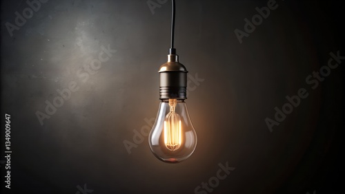 Wallpaper Mural light bulb on dark background Torontodigital.ca