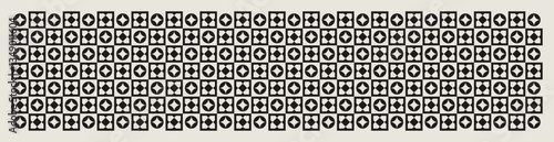 Seamless abstract mid century modern floral pattern for banners, backgrounds, fabric design, home decor.